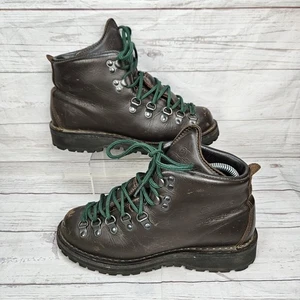 Danner Mountain Light II Women’s Size 7.5 Hiking Boots Brown Leather Green Laces - Picture 1 of 7