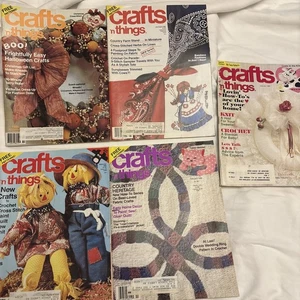 Lot Of 5 Crafts'n'Things Magazines 4 1998 And 1 1995 Crafting Arts Hobby LOOK - Bild 1 von 6