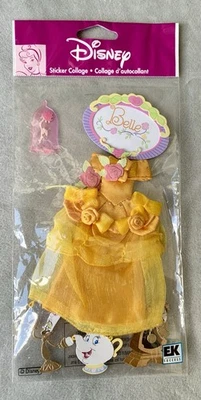 Vintage Jolees Boutique Disney Beauty And the Beast Belle  Dimensional Stickers - Image 1 of 2