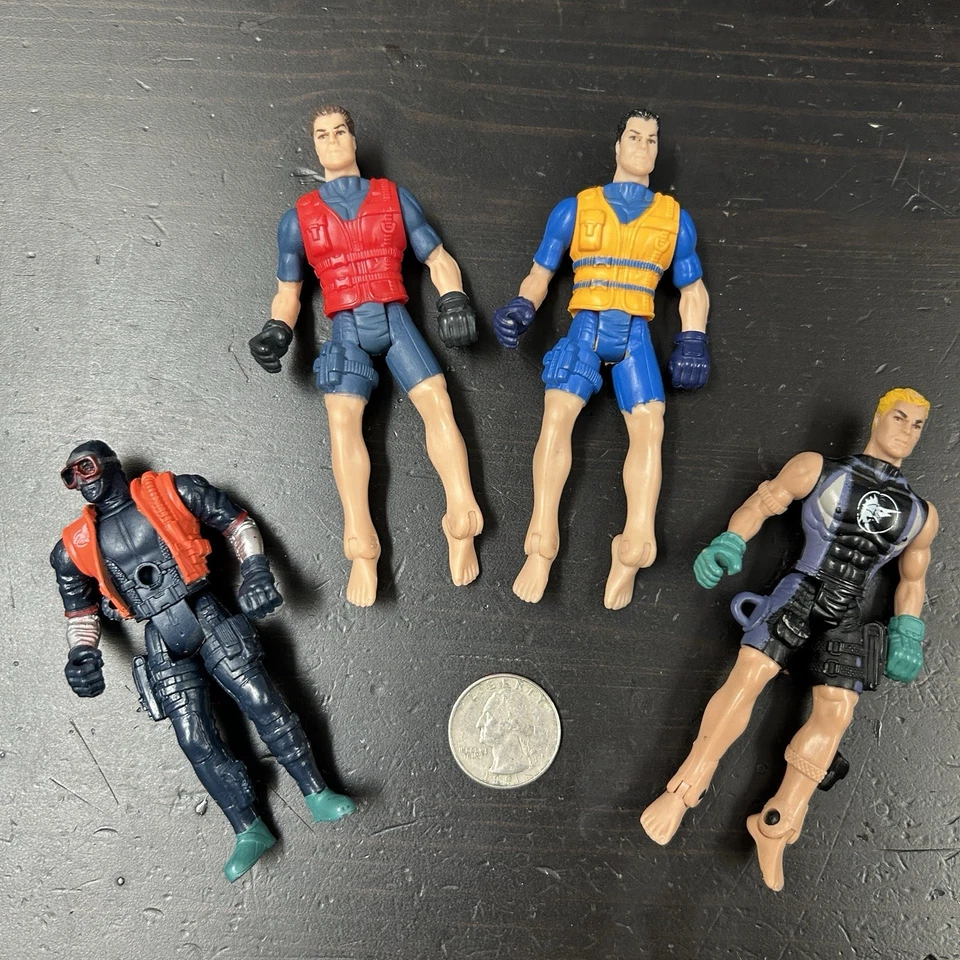 Lote de figuras sueltas de 4 pulgadas raro buzo salvavidas sin marca SIN ARMAS PT Foto 1 de 1