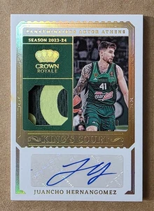 Euroliga Crown Royale 2023-24 Juancho Hernangomez King’s Court Gold Auto 10/10 - Imagen 1 de 2