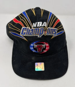 De colección Starter Chicago Bulls Championship Hat 1998 NBA Champions Vestuario - Imagen 1 de 5