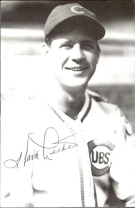 Hank Leiber Chicago Cubs d. 1993 Signed 3x5 Repo Postcard 178554 - Imagen 1 de 1