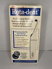 Brosse à dents professionnelle vintage Pro-Dentec rota-dent instrument rotatif - noir