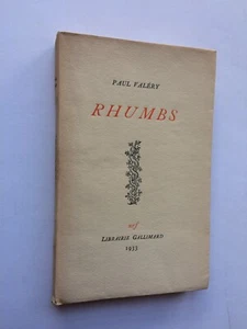 Paul VALERY " Rhumbs " E.O. NUM. sur Alfa, Gallimard 1933 - Imagen 1 de 3