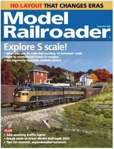 Model Railroader Magazine (US) Issue November 2024/ EXPLORE S SCALE! - Picture 1 of 3