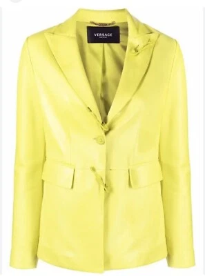 Versace Chaqueta Cuero Lima 48 Foto 1 de 4