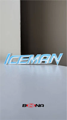 Marvel's ICEMAN logo display (Modern Age) Beena Studio