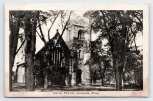 Christ Church Swansea Mass Postcard - Picture 1 of 2