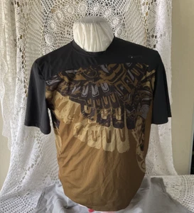 Sugoi Damen Radsport Kurzarm Oberteil/Trikot schwarz/braun/hellbraun Grafik Größe Large - Bild 1 von 13