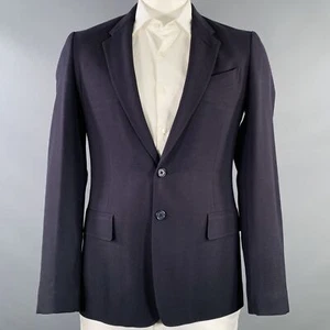 PAUL SMITH Size L Black Wool Notch Lapel Sport Coat - Picture 1 of 8
