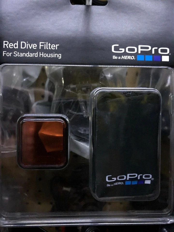 GoPro Hero3+Hero4 Standard Housing Blue Water Color HD Camera HD Red Filter - Image 1 of 2