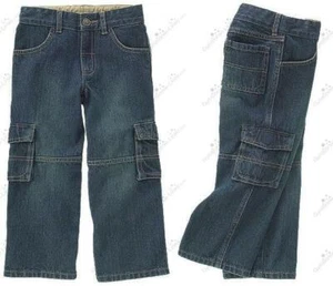 NWT Gymboree Boys Cargo knee seam denim jeans Size 5 Slim $29.50 - Picture 1 of 1