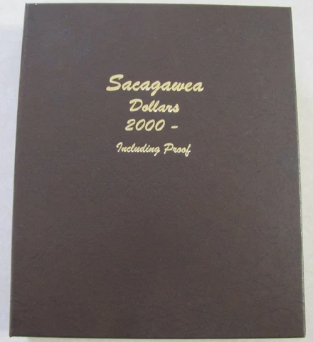 2000-2023 Sacagawea Complete Set 72 coins (48 BU 24 Proof) New Dansco 8183 Album Cover