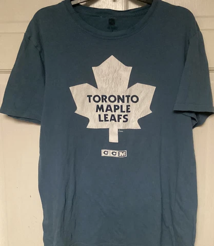 CCM Toronto Maple Leafs T Shirt, Men L, NHL Hockey Cover