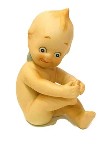 Vintage Baby Kewpie Figurine Bisque Ceramic Yoga Baby KW913 Japan - Picture 1 of 5