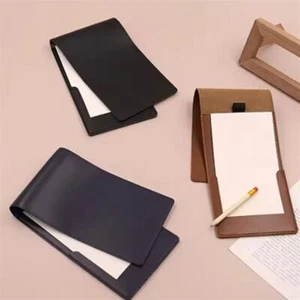 Black Brown Golf Scorecard Holder Yardage Book Score Notebook Golf Enthusiasts - Picture 1 of 15