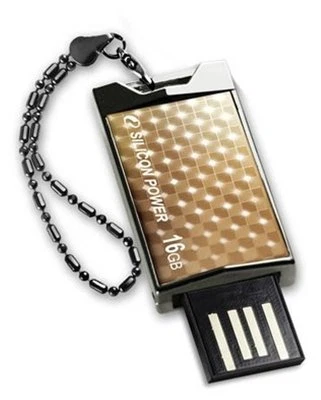 16GB USB FLASH DRIVE MINI GOLD HIGH SPEED TOUCH 851 SP PEN MEMORY - Image 1 of 3