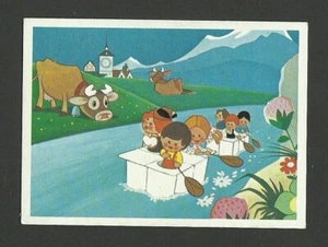 Petit Suisse Danone Yogurt Ad Advertising Scarce 1981 Cartoon Card from Spain - Picture 1 of 2