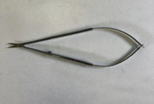 Scanlan 3003-98 Titanium 6" Spring Handle Jacobson Micro Scissor Straight Sharp - Picture 1 of 8