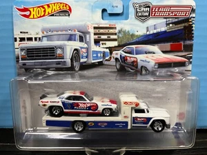 1/64 HOT WHEELS ECHTE RIDERS TEAM TRANSPORT 72 PLYMOUTH CUDA FC & RETRO RIG SCHLANGE - Bild 1 von 2