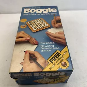 Vintage 1983 Parker Brothers Boggle Game With Challenge Cube Complete - Picture 1 of 7