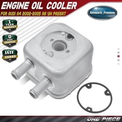 Engine Oil Cooler for Audi A4 2002-2005 A6 1999-2004 Volkswagen Passat 1998-2005 - Image 1 of 4