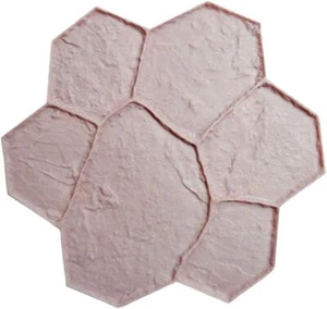 Neuer zufälliger Stein | Betonstempel einzeln von Walttools (starr/hellbraun) - Bild 1 von 8