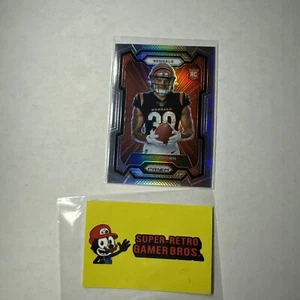 Chase Brown RC 2023 Prizm #335 Silver Variation Prizm Rookie Cincinnati Bengals - Picture 1 of 10