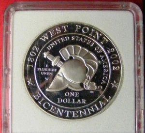 2002-W $1 WEST POINT BICENTENNIAL COMMEMORATIVE SILVER DOLLAR SET # 05082 05001 - Picture 1 of 4