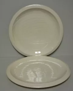 Franziskaner Meer Skulpturen (weiß) 10-1/2" Essteller 2er Set Muschel - Bild 1 von 4