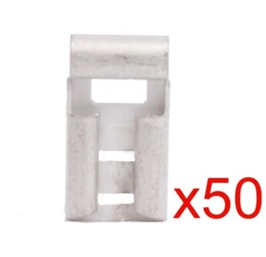 MVP 50 14-16 Ga Female .187" Flag 90° Wire Connector Terminal - Non Insulated - Picture 1 of 1