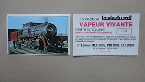 LA VIE DU RAIL VAPEUR VIVANTE 1 VIGNETTE A CHOISIR PARMI 350 VOIR LISTE ! - Picture 1 of 1