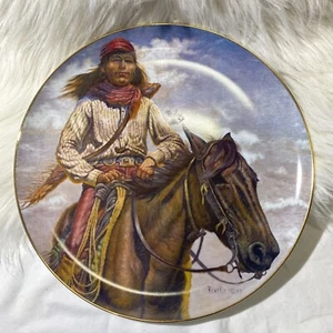 Vague Shadows 1980 Chief Geronimo Limited edition Plate Gregory Perillo - Picture 1 of 7