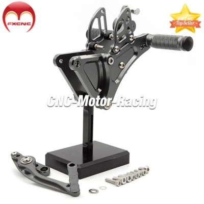 Conjunto de apoio para os pés CNC cinza titânio para Buell XB9S XB12S XB9R XB12R - Imagem 1 de 4