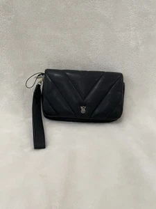 Victoria's Secret Phone Wristlet V Quilt Design With Logo Hardware - Picture 1 of 4