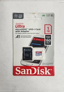 Carte mémoire microSDXC UHS-I SanDisk Ultra 1 To classe 10 - Photo 1 sur 2