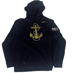 Rare Nike Team Issued United States Navy Anchor Logo Therma Fit Hoodie - Picture 1 of 6