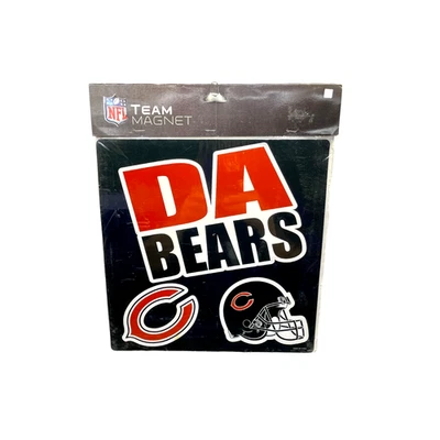 DA BEAR Чикаго НФЛ футбол мульти магниты пробить магниты новый запечатанный - Изображение 1 из 3