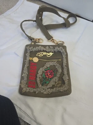 Bandolera Ed Hardy verde Foto 1 de 4