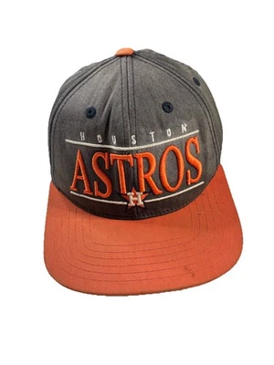 Houston Astros American Needle Bar Cooperstown Collection Snapback Cap Hat Vtg - Image 1 of 4