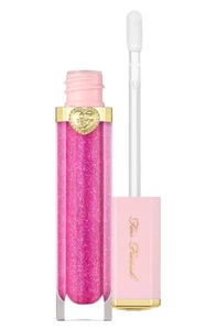 Too Faced Rich & Hustling High-Shine Sparkling Lip Gloss - Picture 1 of 2