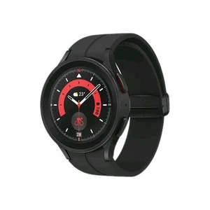 Samsung Galaxy Watch 5 Pro 45mm SM-R925 Bluetooth Titanium Case Sport Band Czarny - Zdjęcie 1 z 10