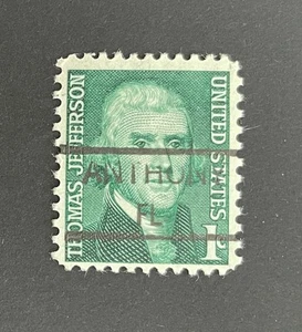 Anthony, Florida Type 835.5 Precancel - 1 Cent Jefferson - U.S. #1278 - MNH FL - Bild 1 von 1