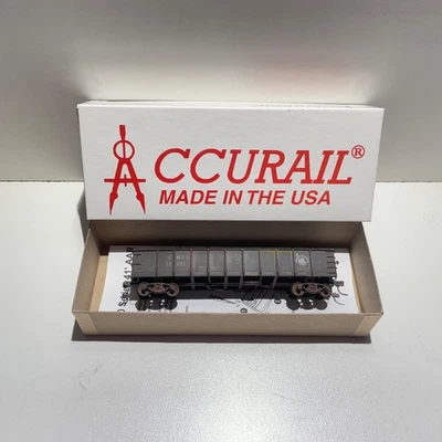 Accurail #3741 HO Scale CNJ #88237 AAR 41' Steel Gondola Weathered Built Boxed - Image 1 of 4
