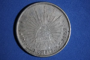 1898 UN PESO MEXICO ZS F.Z. #K56002 - Picture 1 of 2