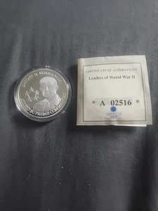 2008 Proof Leaders Of World War II Dwight D Eisenhower Coin - Picture 1 of 3