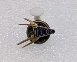 Vintage Unique DODGE Pin ~1950's - Hat or Lapel Pin Tie Tack Goldtone - Picture 1 of 4