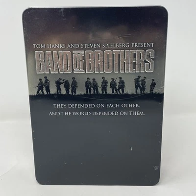 Band of Brothers 6-Disc DVD Set Collector's Tin HBO Tom Hanks Steven Spielberg - Image 1 of 4