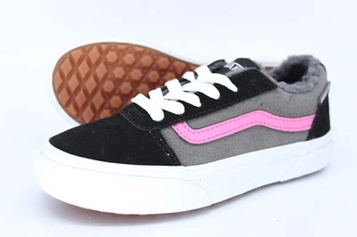 VANS KIDS SHOES WARD SNEAKER KS 13 EUR 30.5 SUEDE SHERPA BLACK - image 1 of 3